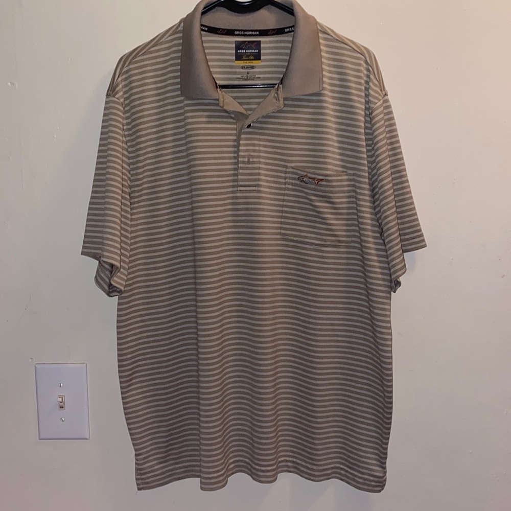 Greg Norman for Tasso Elba Five Iron Men’s Polo